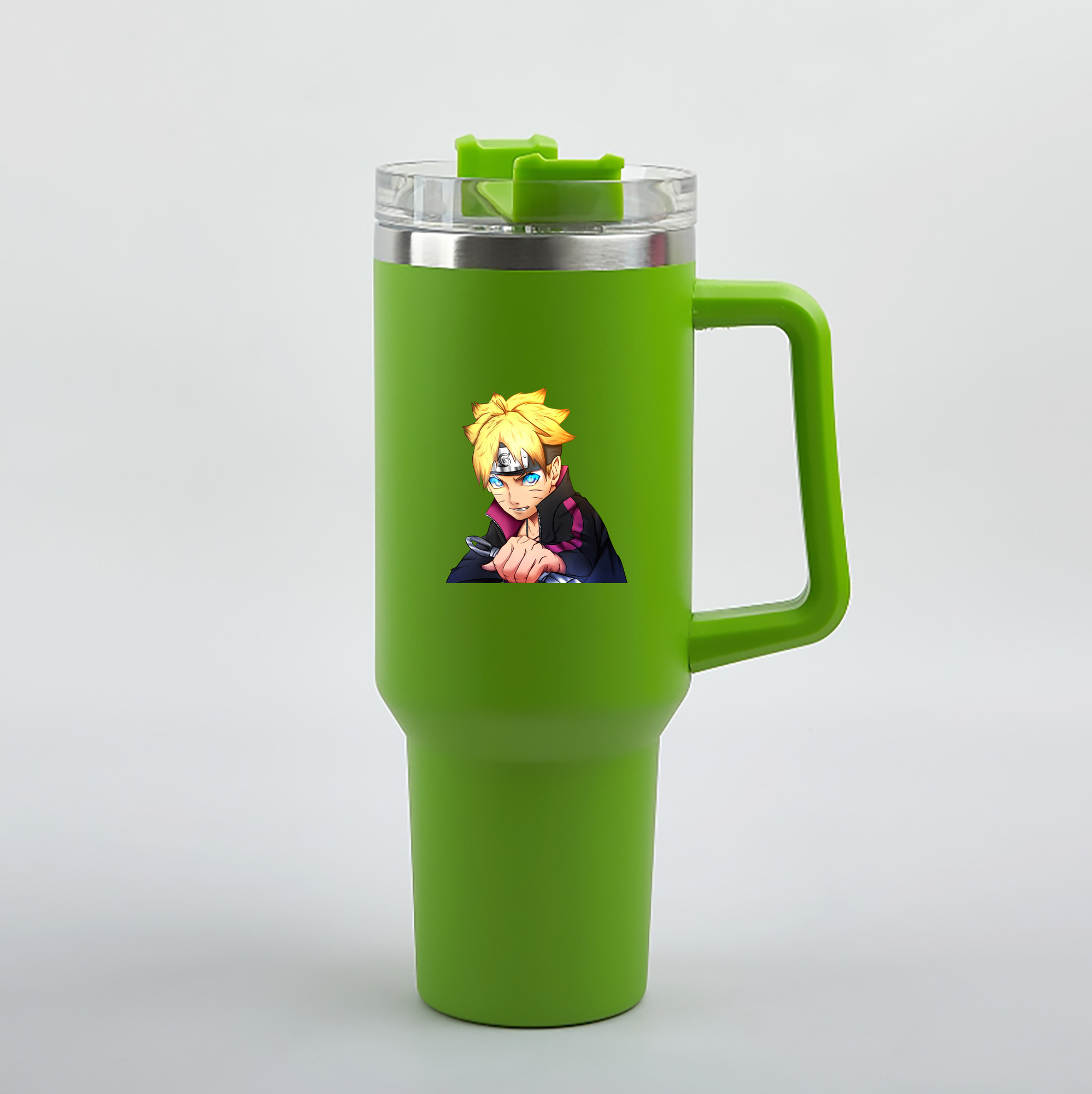 （画像用） NARUTO -ナルト- うずまき ボルト Uzumaki Boruto 1200mL車用タンブラー（カラープリント）